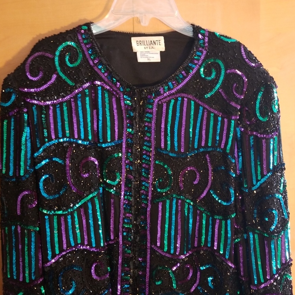 Amazing sequins and beaded jacket